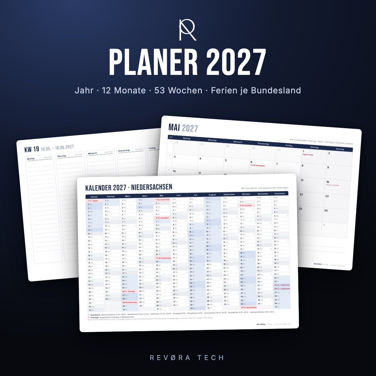 Planer 2027 zum Ausdrucken