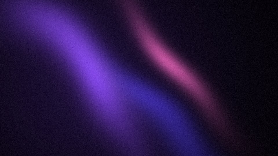 Wallpaper NOCTURNE: violett-rosa Lichtschleier auf Schwarz